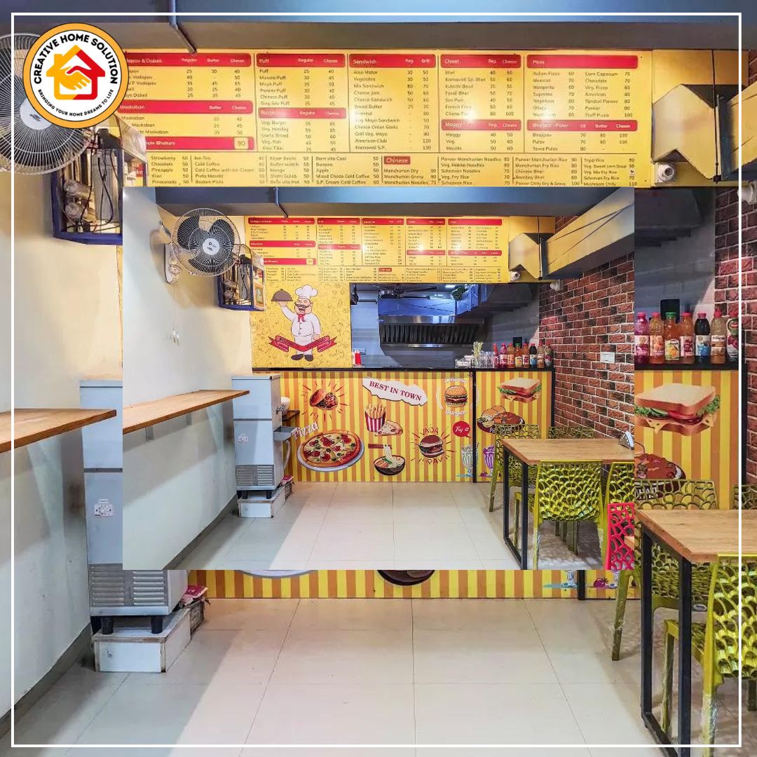 Vada Pav Shop Interior Design second